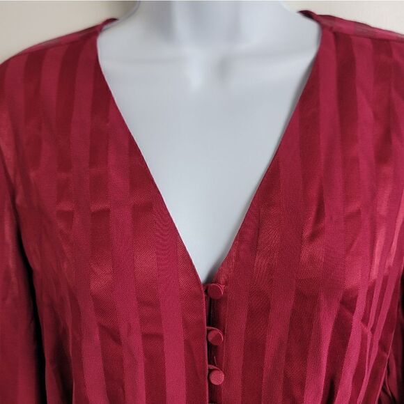 CHELSEA28 Tie Front Blouse - Picture 4 of 8